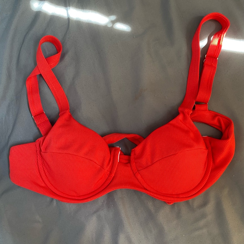 Red bikini top